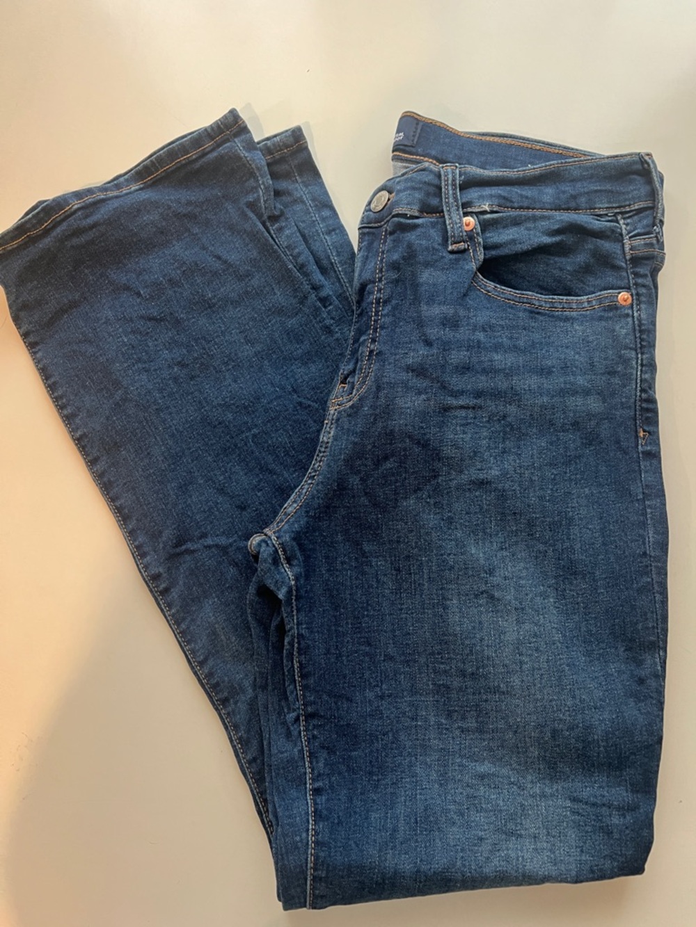 GAP Women's Dark Blue baby boot cut